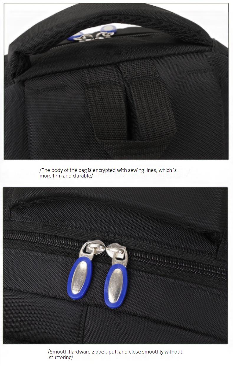 Mochila impermeable premium para portátil de negocios y viajes: compartimento para portátil de 14 pulgadas, tela Oxford resistente y correas de hombro ergonómicas._voghion.com