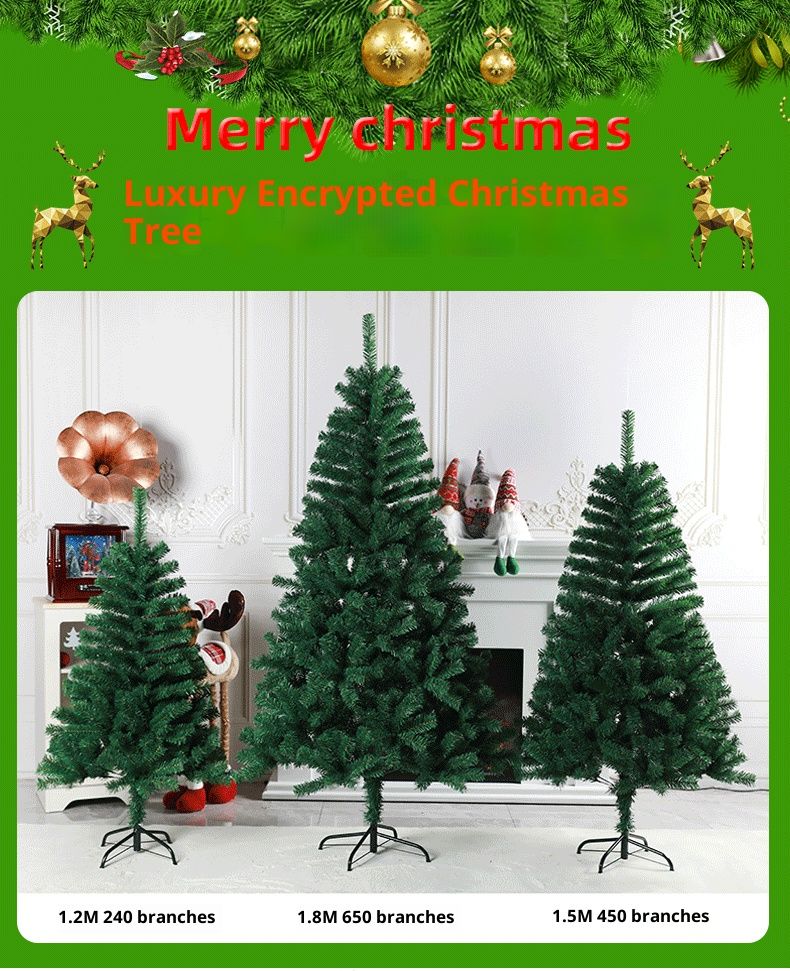 Albero di Natale in PVC floccato di alta qualità – Rami realistici ricoperti di neve (da 120 cm a 300 cm) – Fogliame denso e automodellante_voghion.com