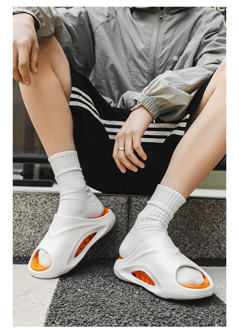 New Air Cushion Sports Slippers For Summer Indoor Couples Home Bathroom Non Slip Soft Sandals Outdoor Beach Slippers_voghion.com
