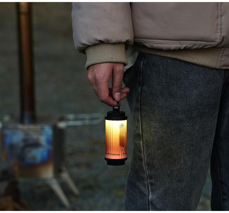 Luce magnetica da campeggio esterna impermeabile da appendere alla tenda, ricarica regolabile in tre colori, atmosfera compatta e portatile_voghion.com