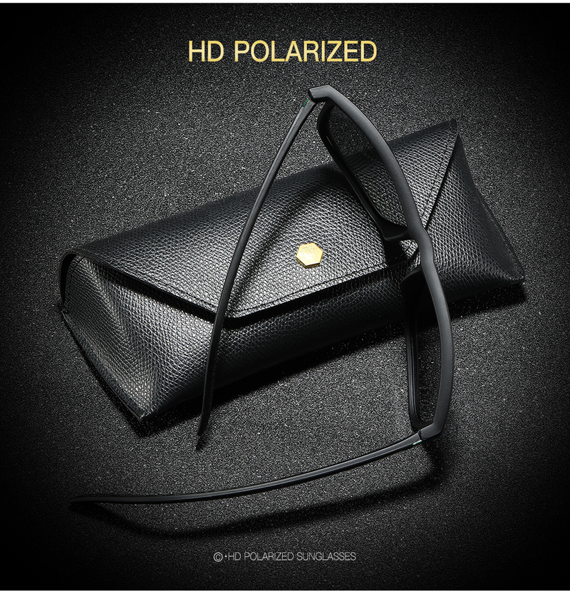 Polarisierte Sonnenbrille für Herren, fürs Autofahren, Reisen, quadratisch, modisch, Vintage, Markendesigner, Sonnenbrille, UV400_voghion.com