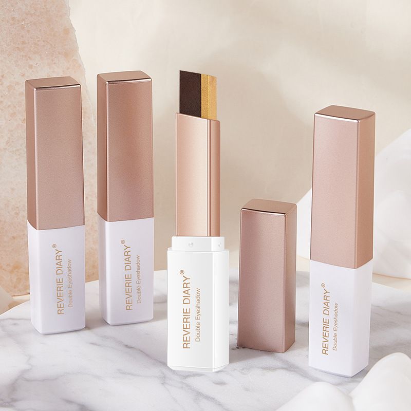 Lazy Stick Dual Color Matte Pearlescent Cream Makeup Eyeshadow Pen_voghion.com