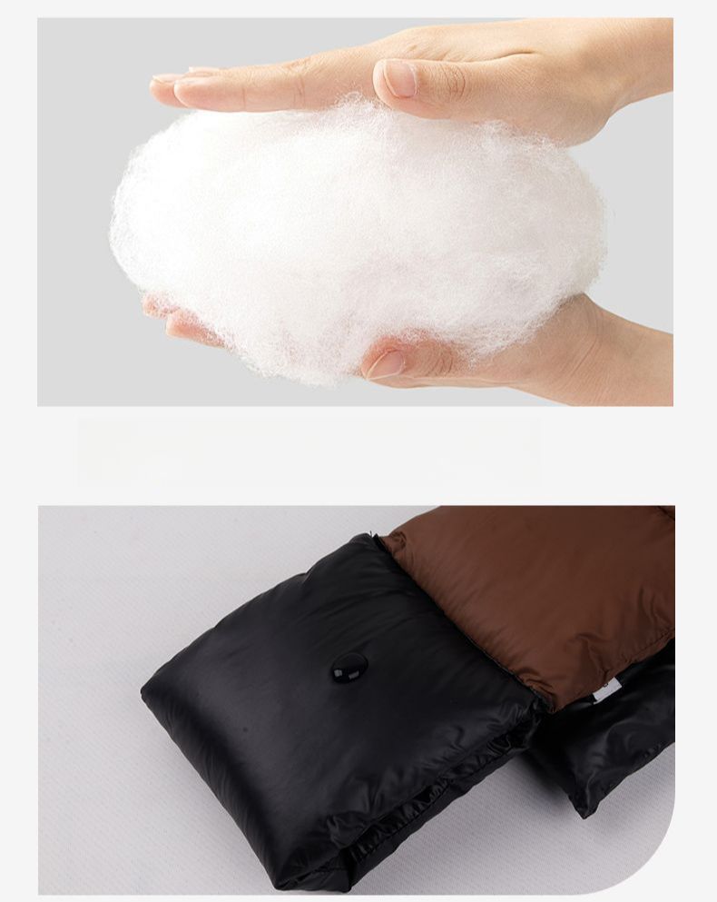 Sciarpa invernale abbinata ai colori per tenerti al caldo, sciarpa alla moda di alta gamma per uomo e donna, sciarpa versatile ispessita in tessuto di piumino coreano di tendenza_voghion.com