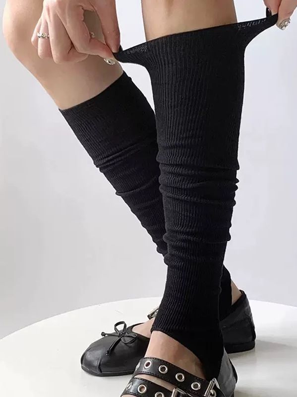 Calzini lunghi da donna, traspiranti, con protezione solare, stile coreano, alti fino al ginocchio, stile balletto_voghion.com