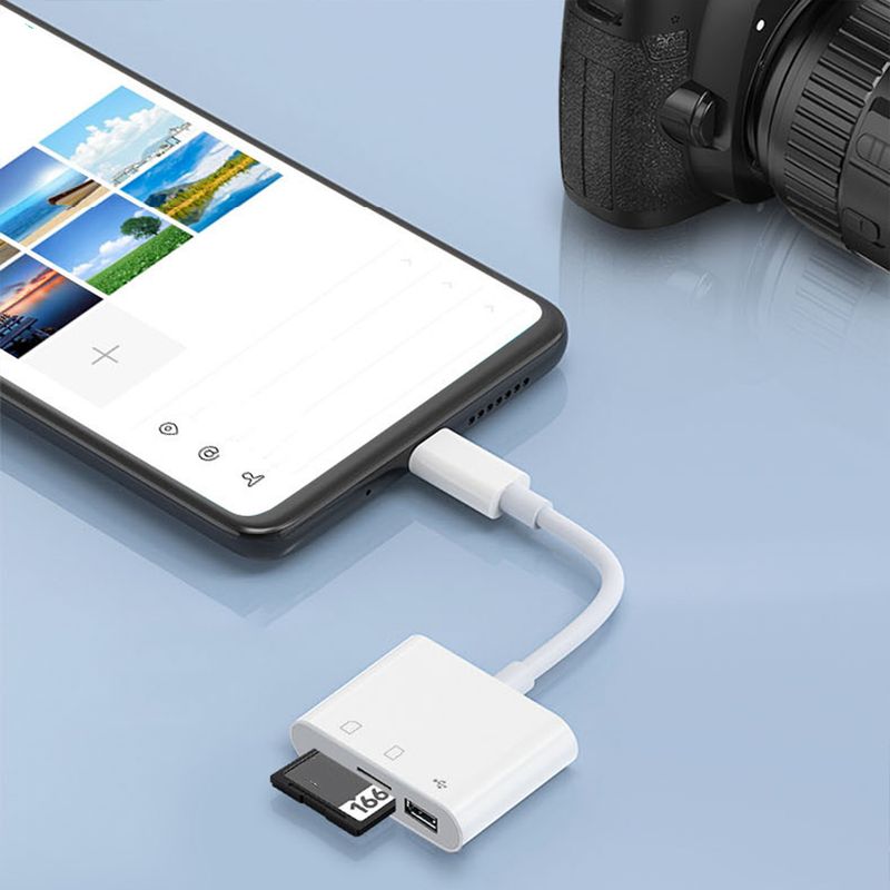 3 In 1 Reader TF Camera SD Memory Card Type-C USB Conversion Head OTG Adapter For Samsung Huawei Xiaomi _voghion.com
