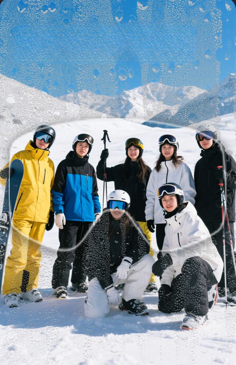 Magnetic Flip Cover Ski Men, Double Layer Anti-Fog Snow Goggles, UV Protection, Dustproof Mountaineering Goggles For_voghion.com