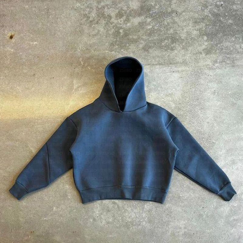 Abbigliamento maschile casual semplice coppia moda felpa con cappuccio felpa tinta unita felpa larga pantaloni della tuta_voghion.com