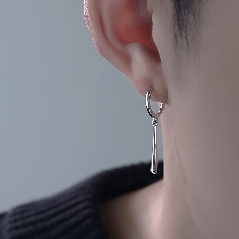 Solon Single Stud voor dames en heren 2023 Nieuwe trend High-end luxe eenvoudige oorbellen_voghion.com