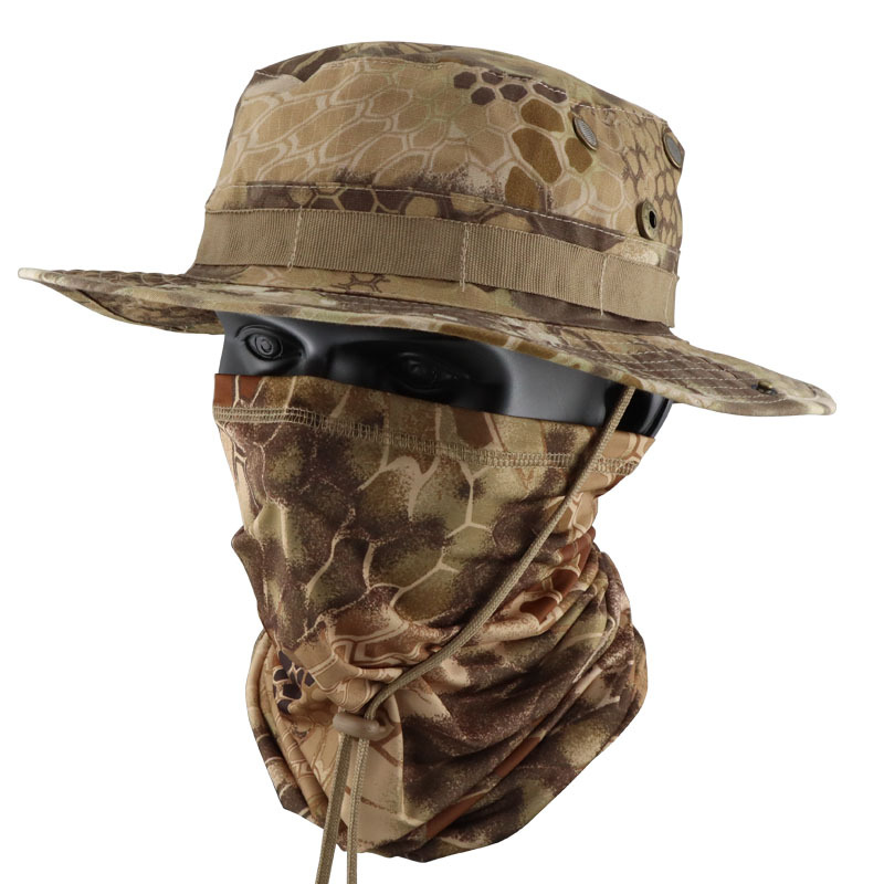 Unbeatable Quality Summer Camouflage Tactical Bunny Hat Set, Multifunctional Magic Headband, Fishing Fisherman Hat, Sun Protection,_voghion.com