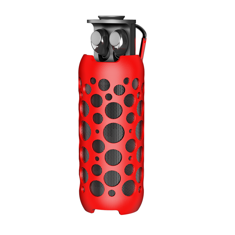 2 in1 Bluetooth Speaker and In Ear Earbuds Outdoor Tws Wireless Headset_voghion.com