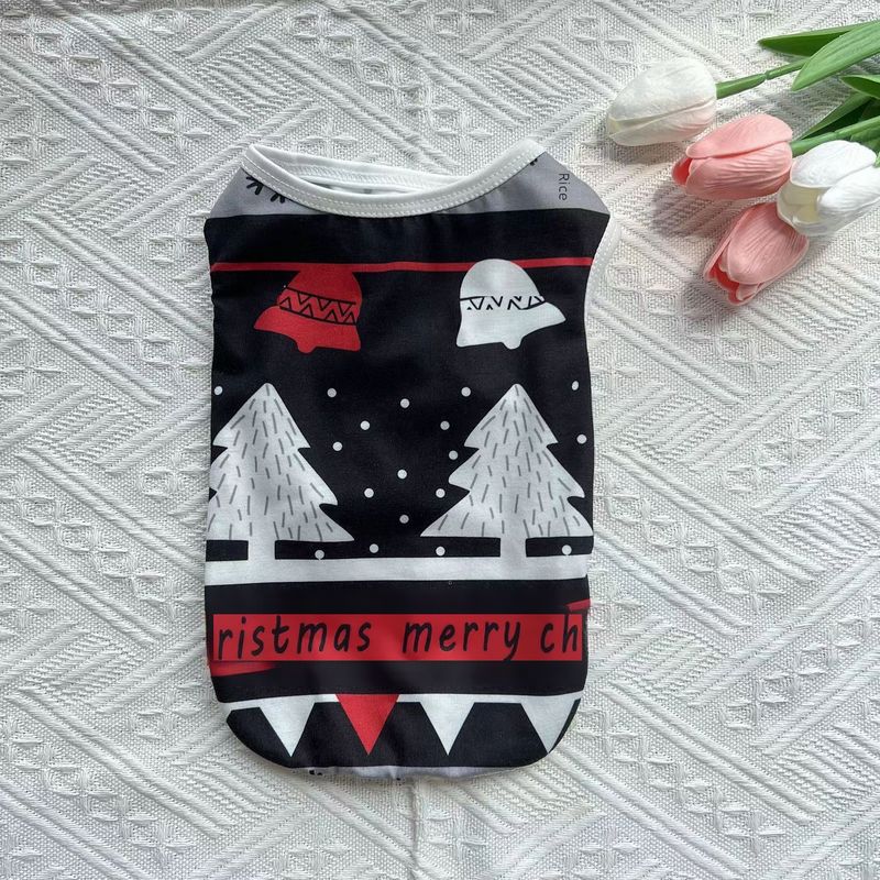 Gilet estivo natalizio per animali domestici, cane, gatto, sottile e traspirante, orsetto Bomei, piccolo cane, vestito per animali domestici_voghion.com