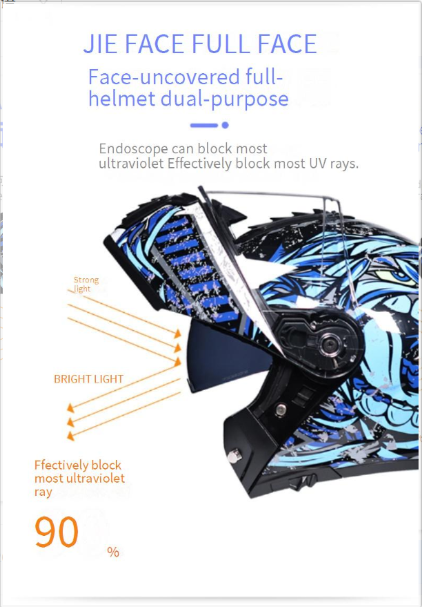 Accessoires et pièces de moto casque de vélo électrique hommes et femmes casque rabattable été double miroir aile arrière semi-intégrale couverture personnalité_voghion.com