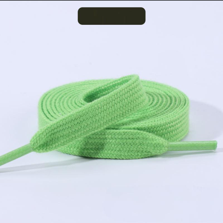 Shoe Accessories double layer hollow flat rope polyester cotton canvas casual board shoes sports shoes white color shoe laces_voghion.com