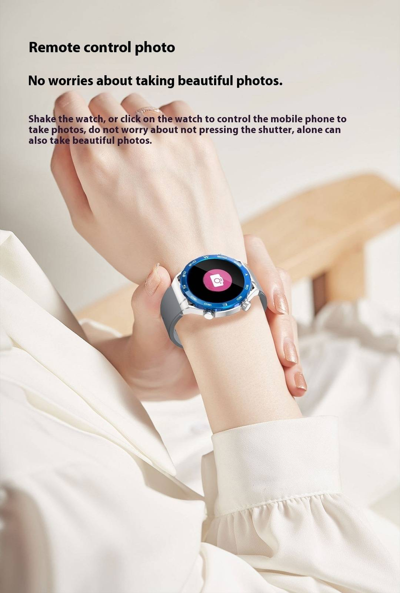 Master GT6 Smart Sports Watch - Heart Rate & Blood Pressure Monitor, Bluetooth Calling, Alipay Payment_voghion.com