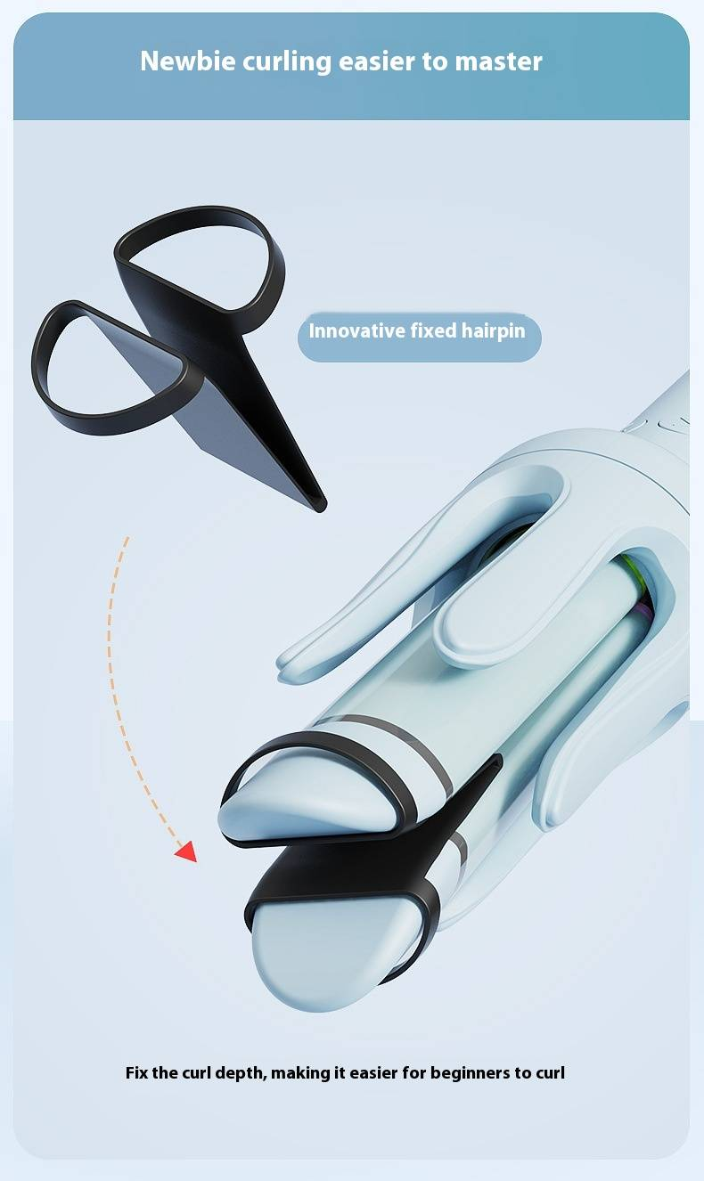 Auto-Rotating 2-in-1 Hair Curler & Straightener - Electric Styler For Voluminous Curls & Smooth Hair_voghion.com