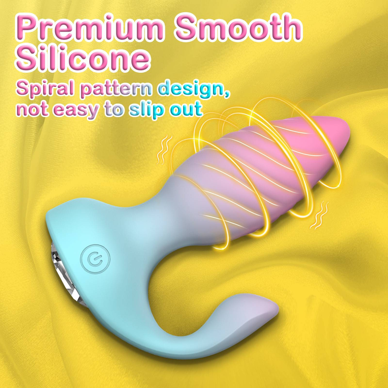 Gemini Diamond Butt Plug Dual Vibration Anal Massager Anal Vibration Erwachsene Produkt Männliches Sex Prostata Spielzeug_voghion.com