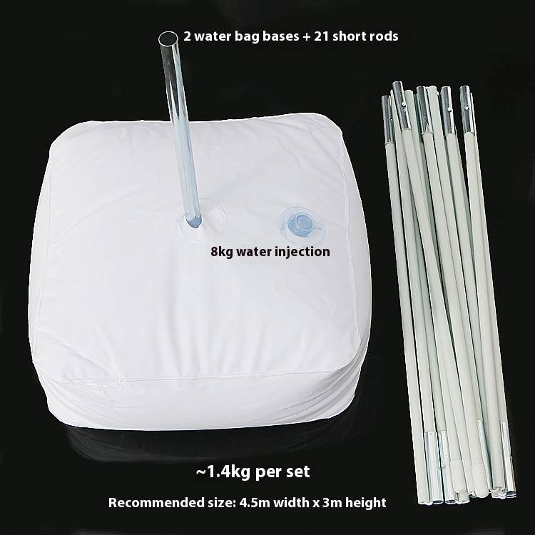 Kit arco nuziale regolabile con base riempita d'acqua - Decorazione per feste pieghevole e smontabile per matrimoni, grandi inaugurazioni e celebrazioni_voghion.com