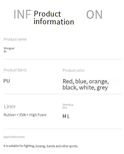 Professional Muay Thai Shin Guards With Instep Protection – High-Density Foam Padding For Kickboxing, MMA, And Martial Arts Training_voghion.com