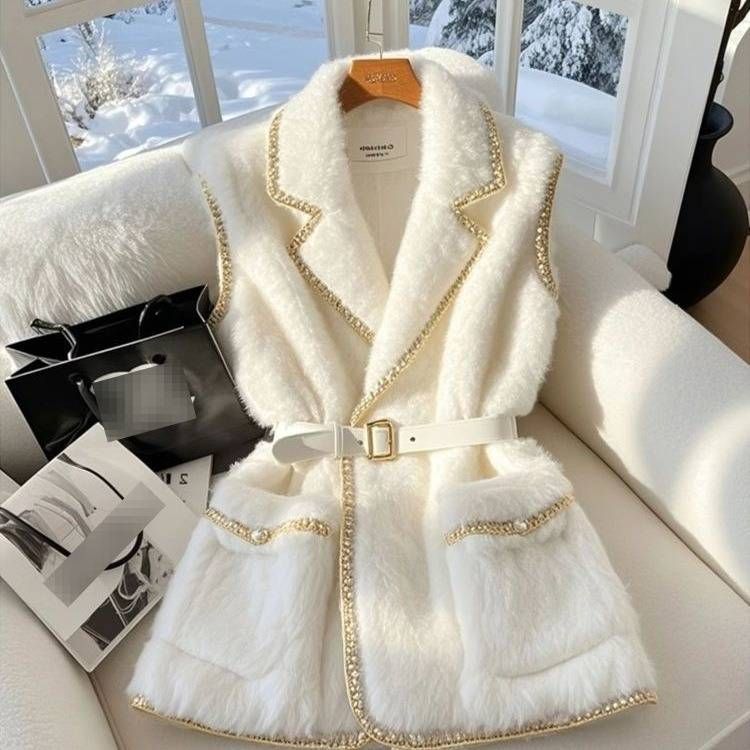 Damen-Winterweste mit Fleecefutter – Slim Fit-Polokragen-Schichtstück für zierliche Mode Modetrends_voghion.com