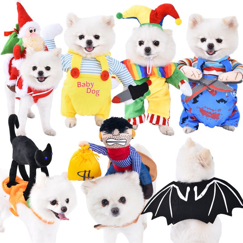 Lustiges Messer-Transformationskostüm für Welpen, Halloween, Heimtierbedarf, Hundekleidung, Herbst_voghion.com