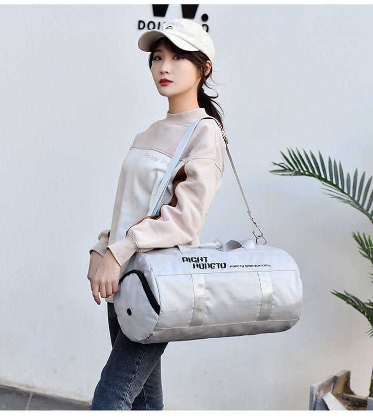 Fitness bag for men, dry and wet separation training, sports backpack, carry on luggage, travel bag for women, large capacity swimming bag_voghion.com