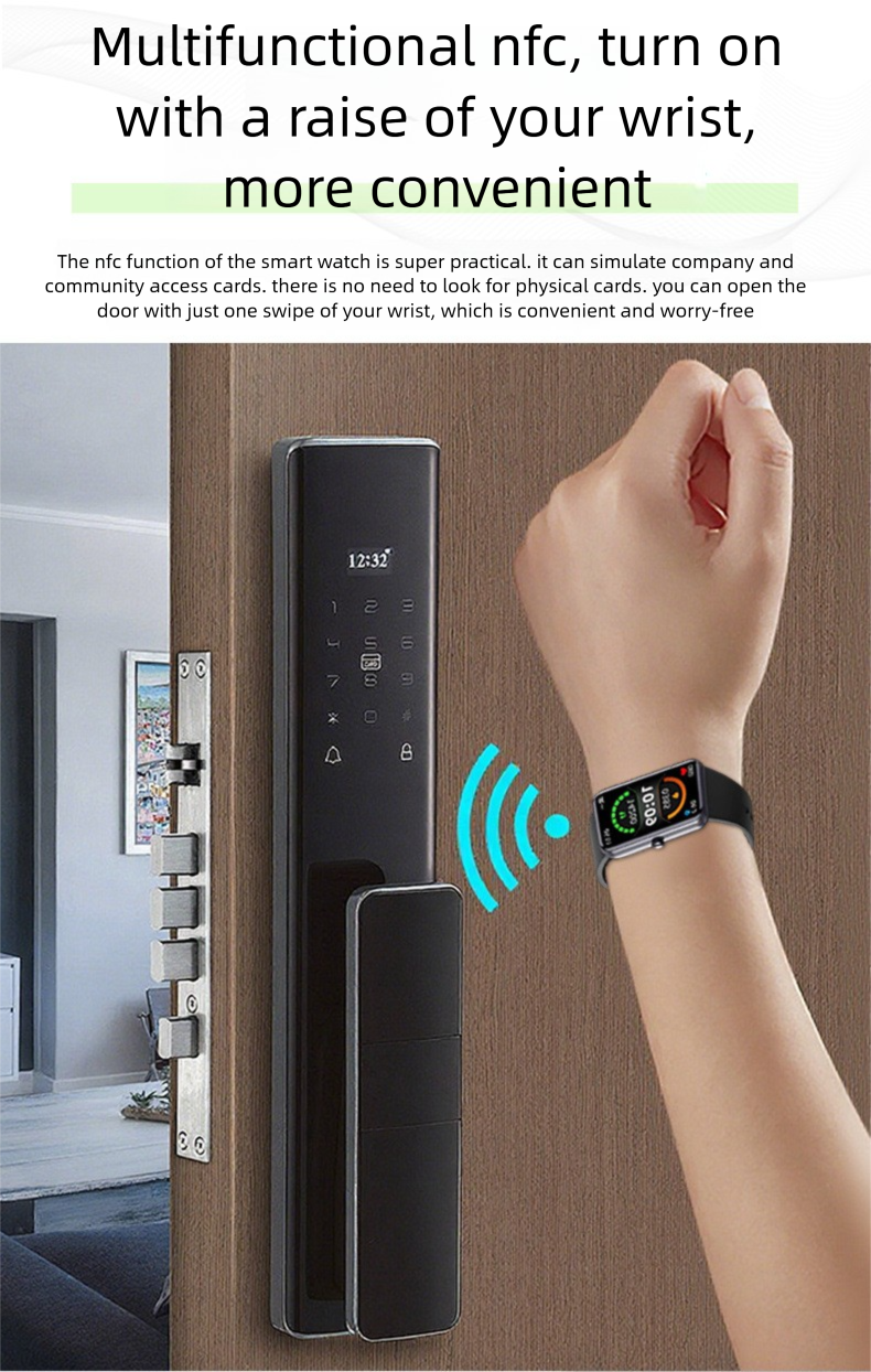 M2 Long Battery Life Waterproof Sports Watch NFC Bluetooth Men And Women Health Monitoring Smart Bracelet_voghion.com