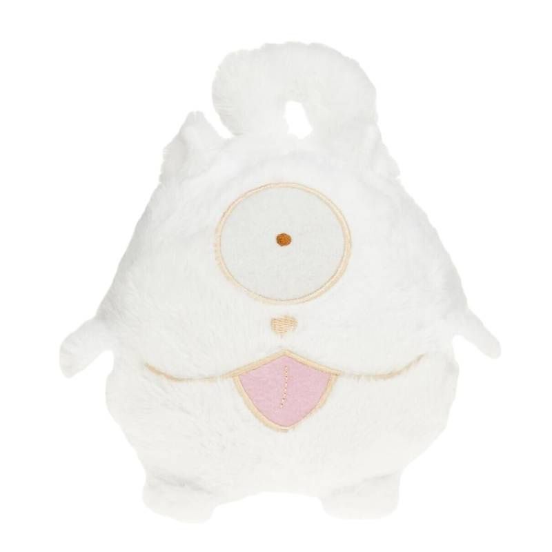 Geingdom Piccolo giocattolo di peluche bianco con un occhio solo e tre occhi, morbido e coccoloso animale di peluche_voghion.com