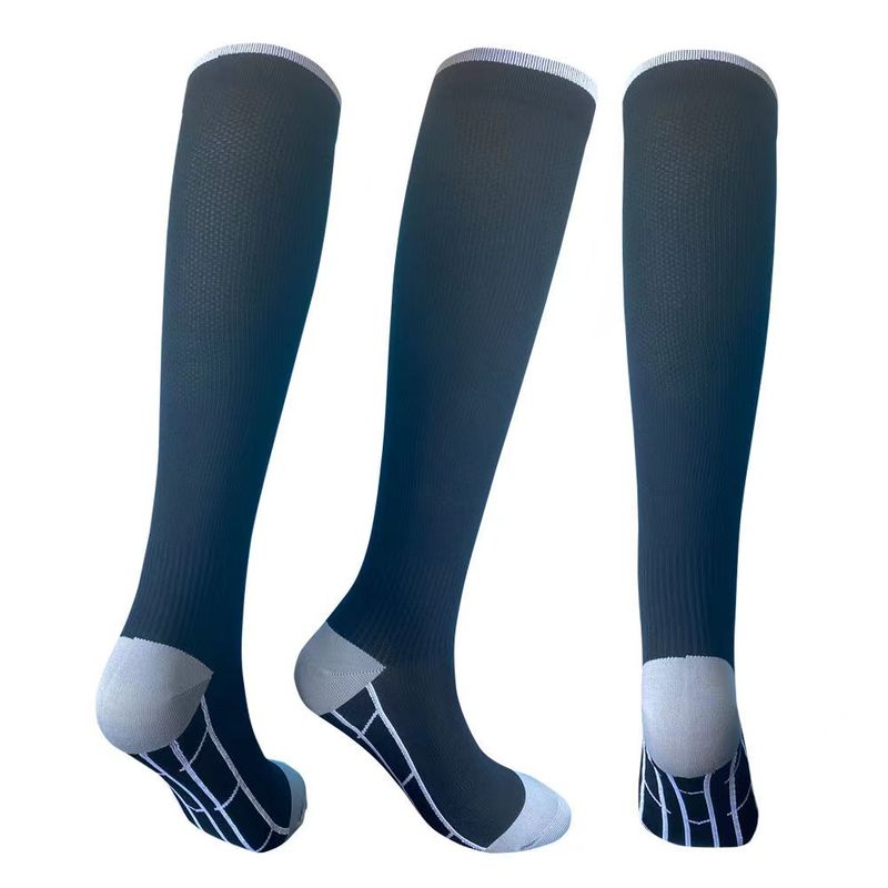 Calcetines de fútbol, calcetines de compresión para deportes profesionales, calcetines de compresión para correr, calcetines finos de pantorrilla para mujer, calcetines para saltar la cuerda, fitness, yoga, golf, calcetines de presión muscular._voghion.com