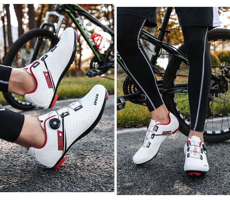 New Men's Cycling With Assistive Hard Sole Locking Shoes For Spinning, Road, And Mountain Bikes_voghion.com