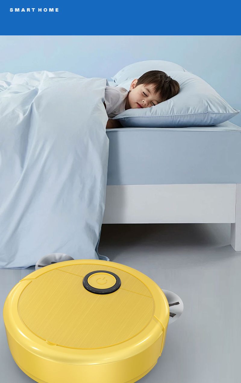 Robot Cleaner For Home Use, Sweeping And Mopping Integrated Smart Vacuum Cleaner, 3-in-1 Cleaning Machine Gift_voghion.com