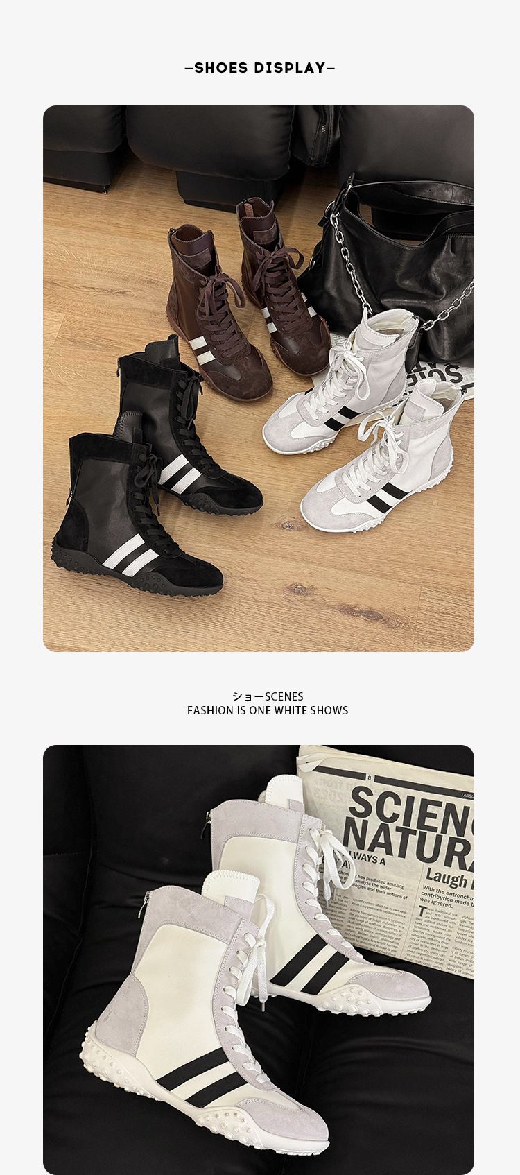 Women Boxing Boots 2025 New Women' Martin With Hidden Heel, Flat Caual Sport Combat Short Boot, Veratile For Petite Women, Boxing_voghion.com