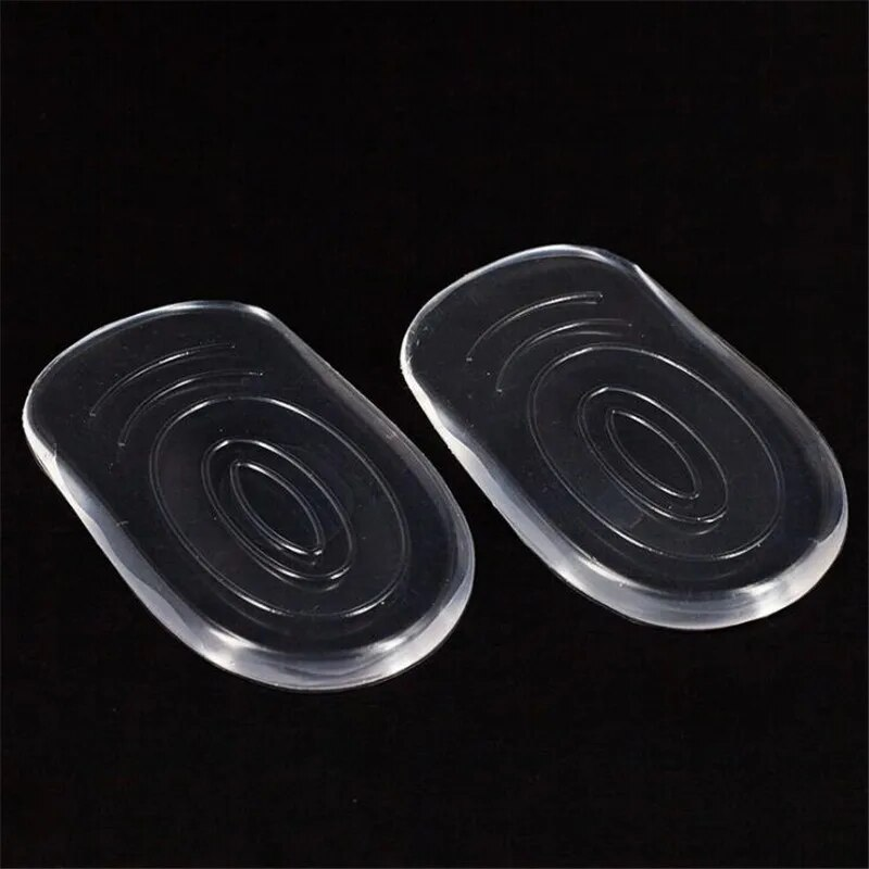 Nuove solette ortopediche in gel di silicone Cuscinetto posteriore Coppa del tallone per dolore calcaneare Cura dei piedi per la salute Supporto per cuscinetti per speroni_voghion.com