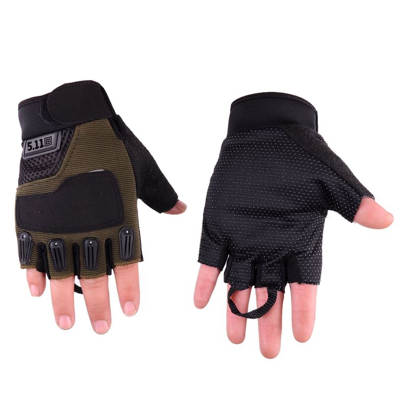 New Tactical Half Finger Outdoor Climbing Thin Field 5*1*1 Sports Riding Fitness Gloves CS_voghion.com