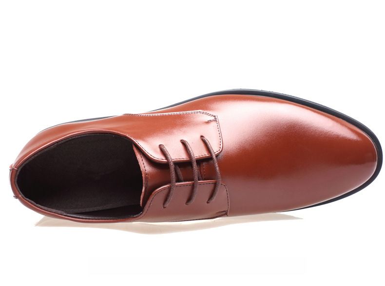 Chaussures en cuir pour hommes printemps et automne nouvelles chaussures d'affaires formelles décontractées pour hommes bureau britannique jeunesse mariage du marié_voghion.com
