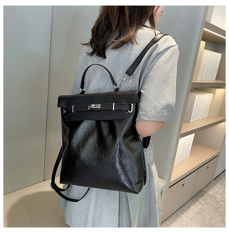 Bag Women's Bag New Retro One Shoulder Crossbody Handbag Large Capacity Original Small Design Backpack_voghion.com