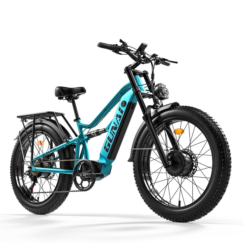 GUNAI-M2 Ebike 2000 W električno kolo z dvojnim motorjem 26x4,0 Off Road Fat Tire električna kolesa z navorom 130 NM 48 V 17,5 AH baterija_voghion.com