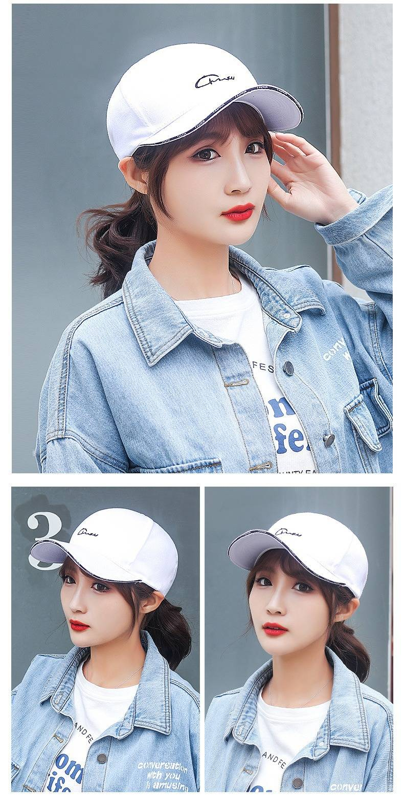 Nuovo berretto da baseball con visiera a sandwich alla moda in primavera e in estate, per uomini e donne amanti del sole da strada._voghion.com