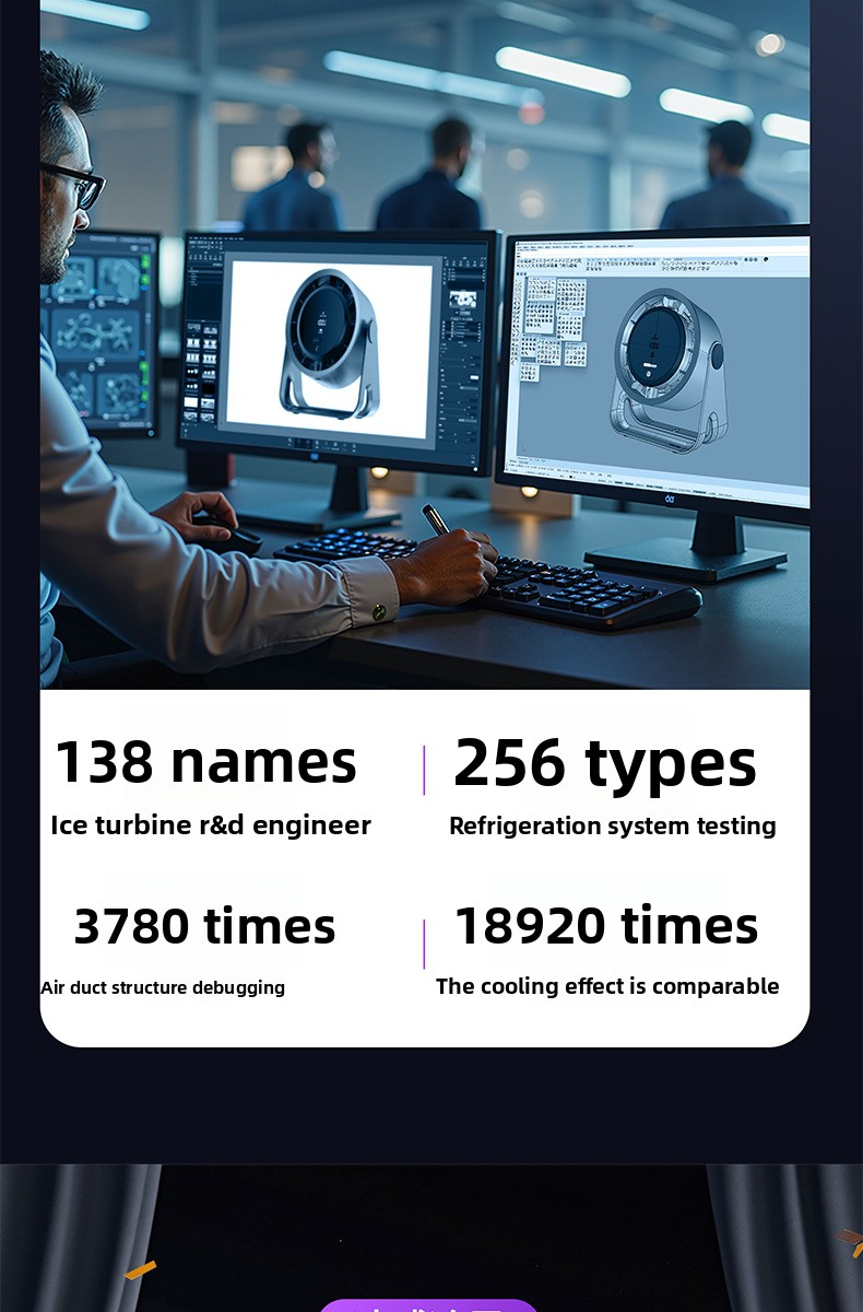 Ventilateur de bureau, chargement USB, affichage numérique, silencieux, pour bureau, dortoir, vent fort, petit format_voghion.com
