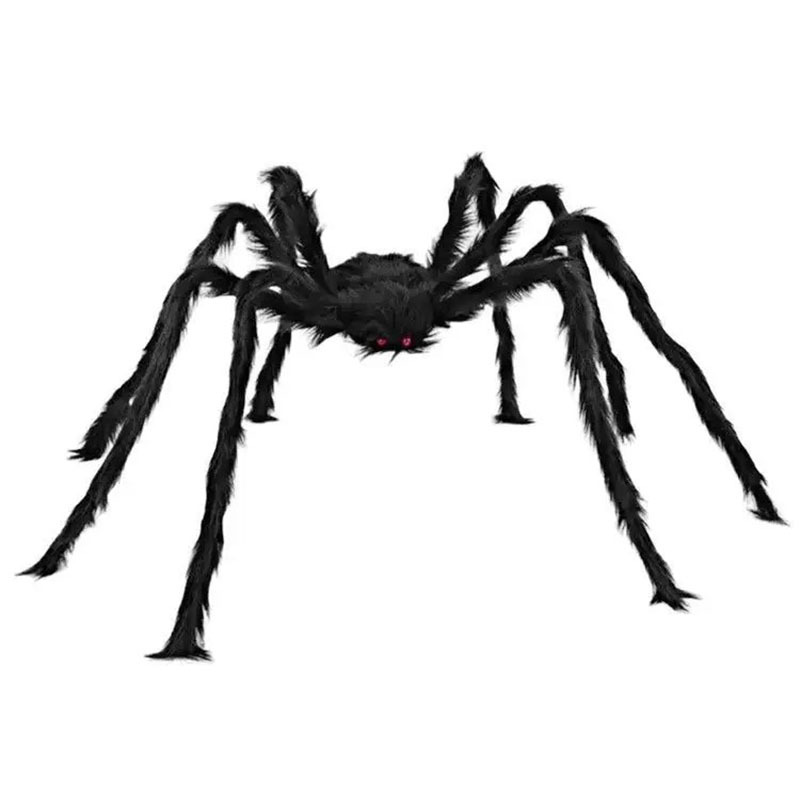 Decorazione di Halloween Ragno di peluche colorato Cortile esterno Casa stregata Simulazione di trucco Grande scena di ragno Disposizione di oggetti di scena_voghion.com