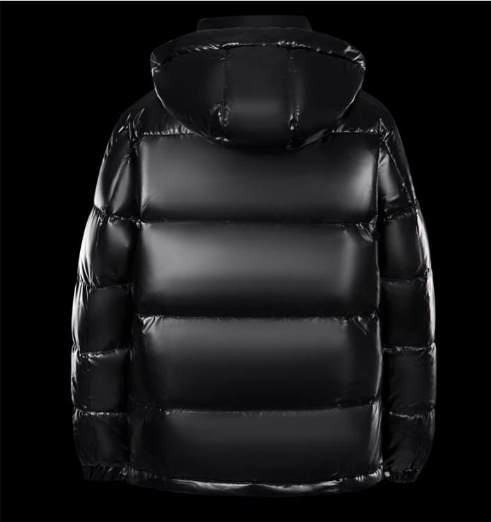 2026 Winter High Quality Fashion Wintercoat Men White Duck Down Pure Color Glossy Waterproof Long Sleeve Thicken Keep Warm Zipper Hooded Down Jacket_voghion.com