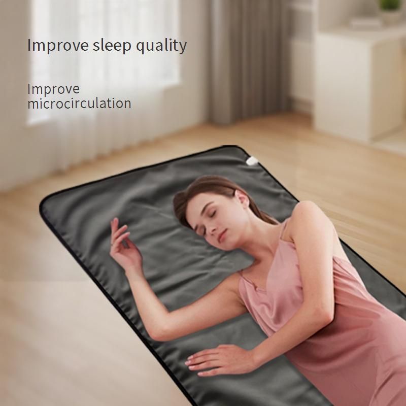 4-V-Hochleistungs-Graphen-Heizdecke mit Ferninfrarot-Therapie, intelligenter Temperaturregelung, waschbar und ultraweich für Spa und Wellness zu Hause_voghion.com