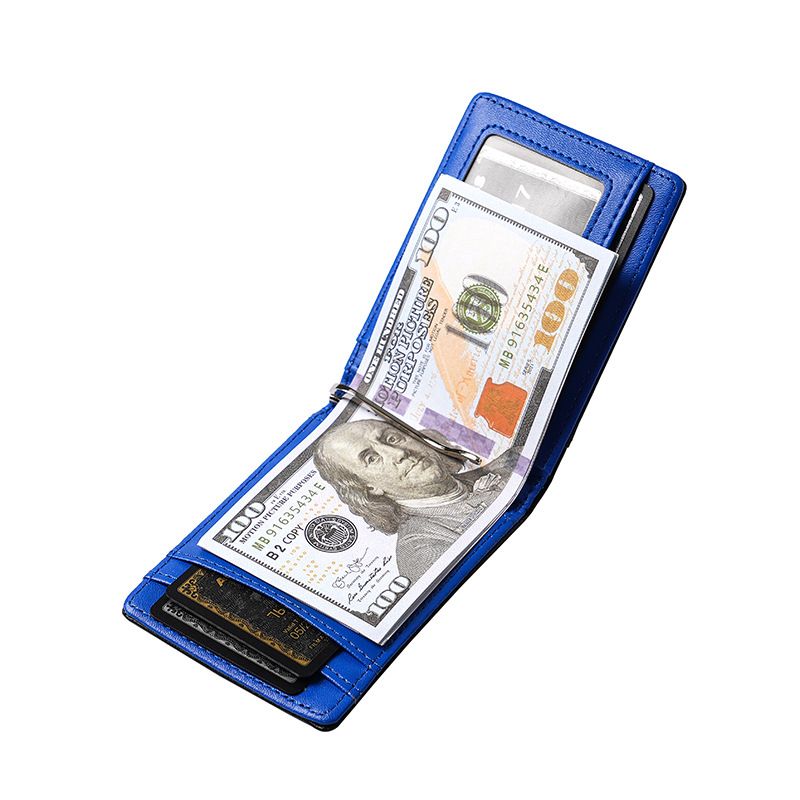 Herren-Geldbörse mit Kartenetui, komplett aus Mikrofaser-Leder, RFID-Schutz, Diebstahlschutz, neue Herren-Geldbörse aus Kohlefaser mit schlichter Textur, Dollar-Geldbörse_voghion.com