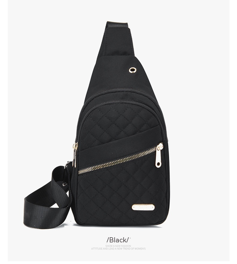 Sac de poitrine rétro minimaliste, nouveau fil brodé multicouche, sac à dos de poitrine de grande capacité, sac à bandoulière de loisirs en plein air pour hommes et femmes_voghion.com