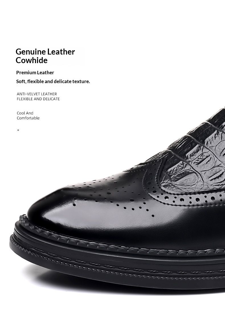 Voyage Cross-Border Dropshipping 2025 Primavera e Autunno Retro British Low-Top Genuine Derby Uomo Suola Spessa Casual Pelle_voghion.com