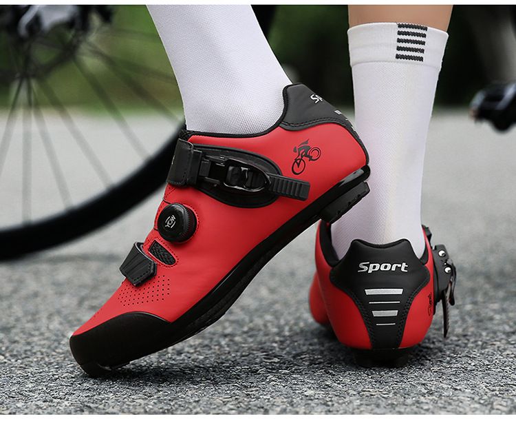 Új R zárható kerékpáros cipők, zárható cipők, kerékpáros cipők, férfi kerékpáros cipők, nem zárható hegyi kerékpáros cipők, egyrészes szállítás_voghion.com