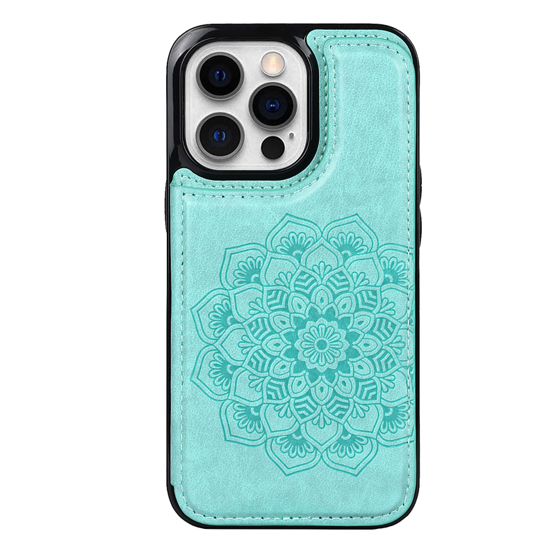 Étui en cuir gaufré pour iPhone 14, 13, 12, 11 Pro, XS, X Max, XR, 8, 7 Plus, SE 2020, 2022, coque antichoc de luxe_voghion.com