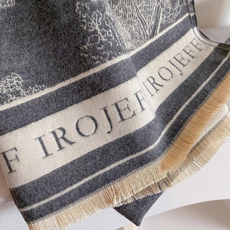 Schal Schal für Damen Herbst Winter 2025 Neu Verdickter Warmer Luxus High-End Vielseitiger Nackenwärmer_voghion.com