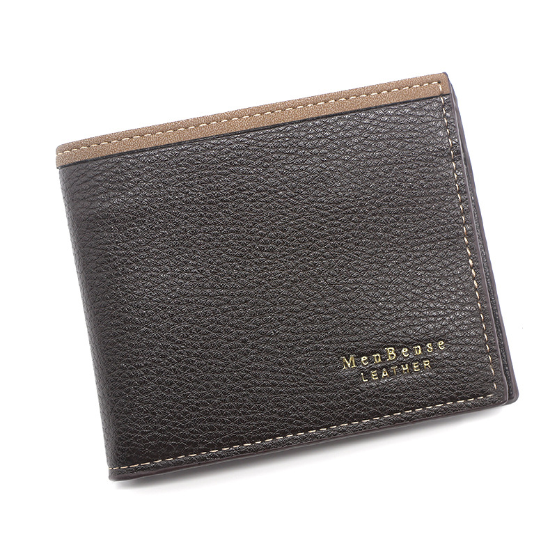 Nieuwe heren korte portemonnee mode casual scharnier gestempeld bedrukking heren portemonnee multi-kaart nul portemonnee portemonnee portemonnee portemonnee portemonnee_voghion.com