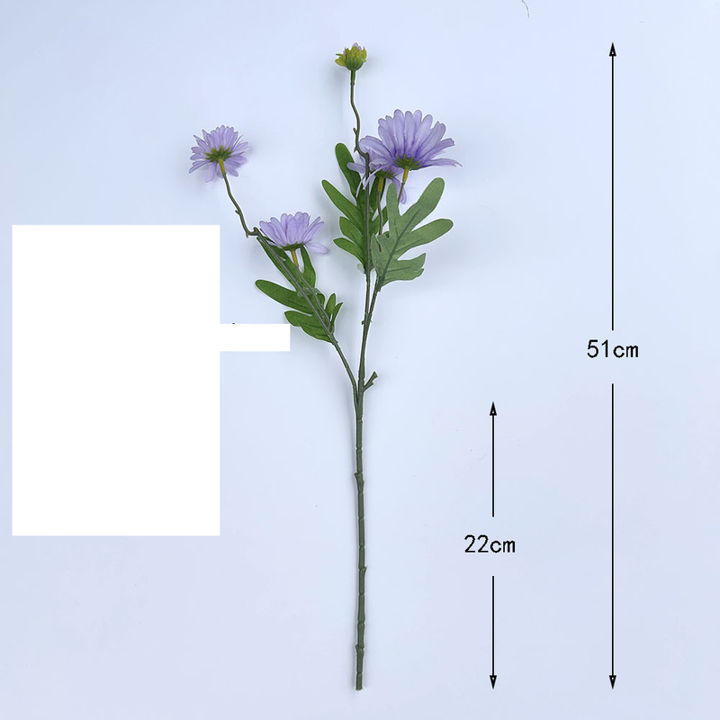 multi-head wild chrysanthemum flower flower INS wind simulation flower factory home decoration wedding_voghion.com