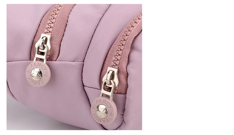 Gürteltasche für Damen, Umhängetasche, Brusttasche, bunt, bedruckt, große Kapazität, Geldbörse aus Nylon, lässige Brusttasche für den Außenbereich, Handytasche_voghion.com